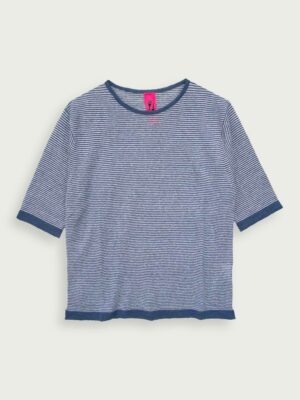 Annecy rigato in 100% lino