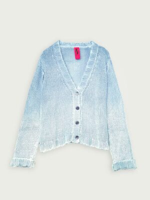 Derby cardigan in 100% cotone makò