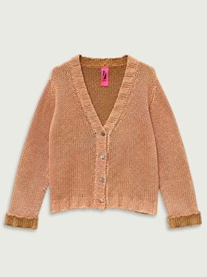Derby cardigan in 100% cotone makò