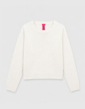 Mini london girocollo in 100% cashmere